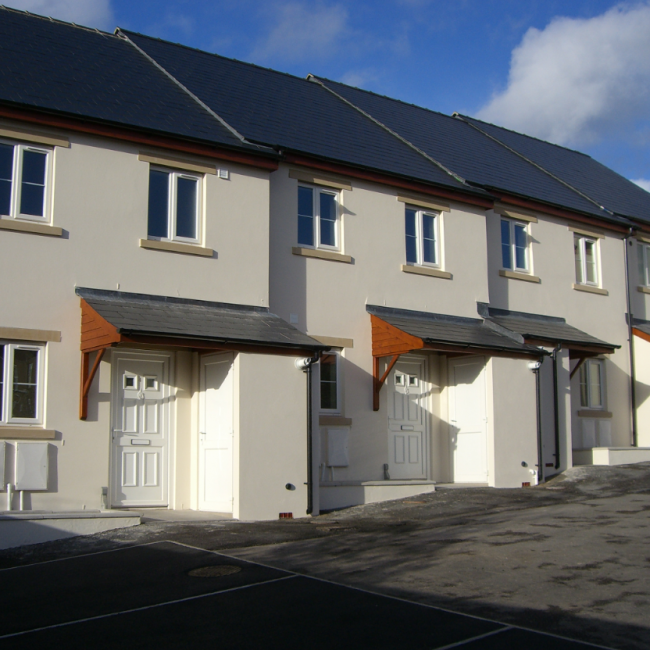 White building, a project by MELT Property at 27-29 Market Street consisting of flats and a shop