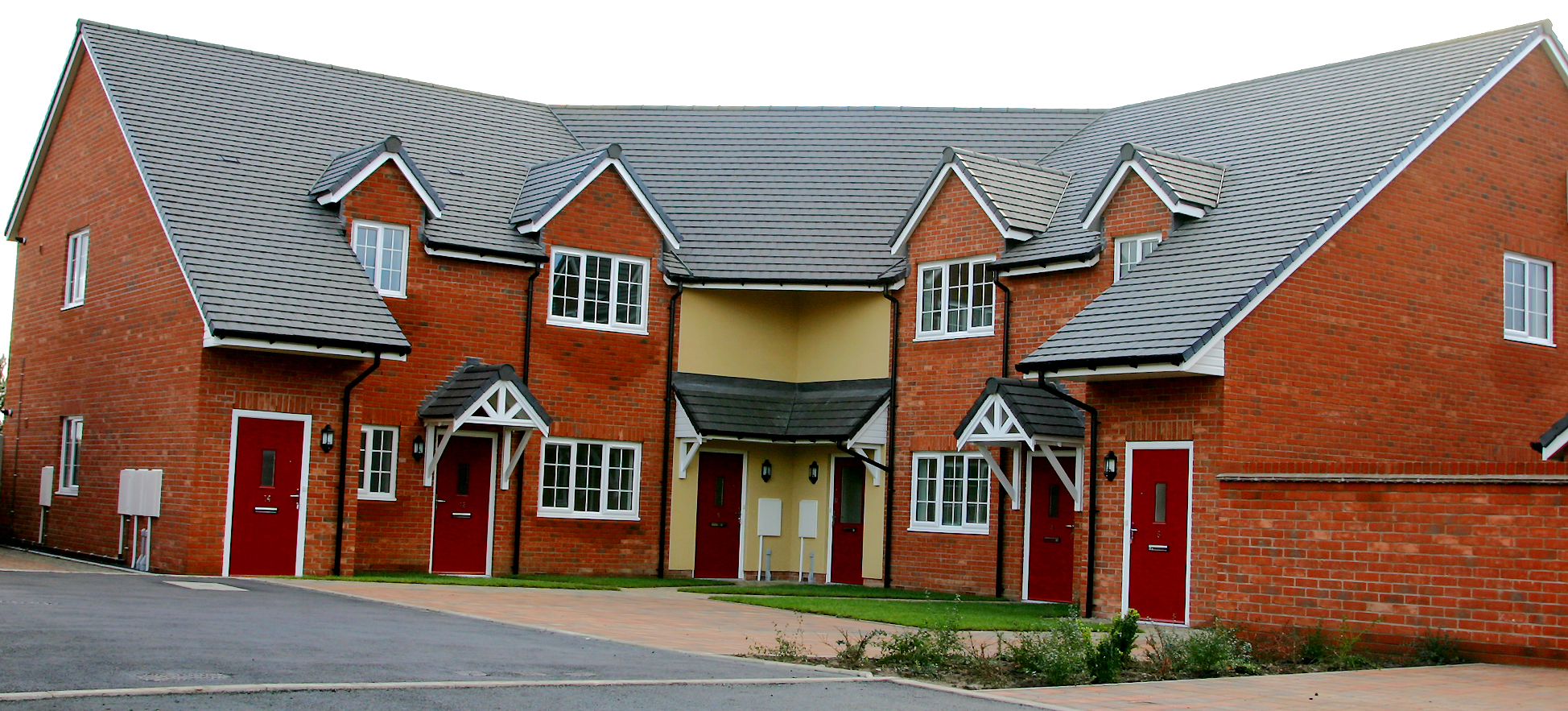 New build affordable housing by MELT Property at Baschurch, Shropshire